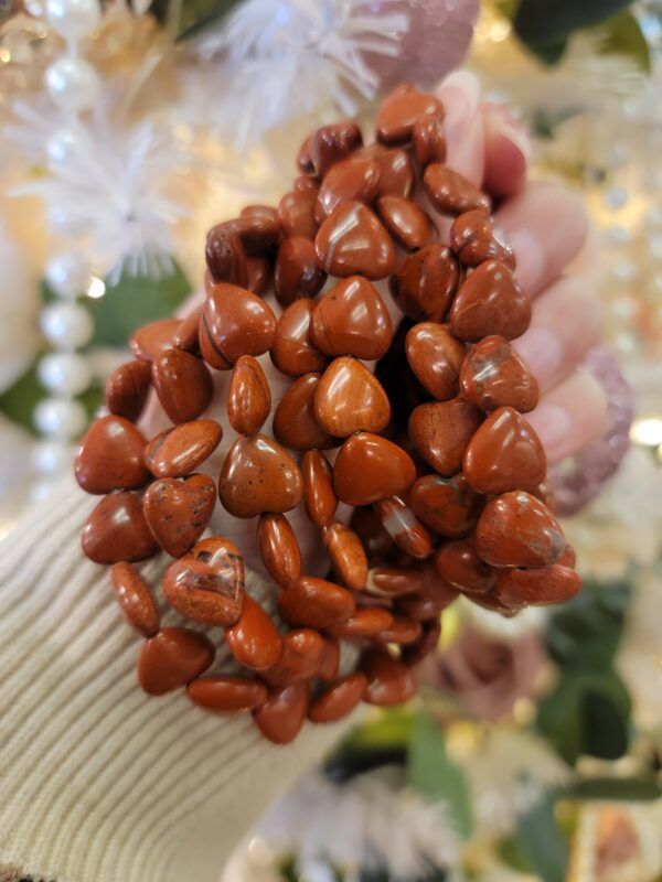 Red Jasper Heart Bracelet