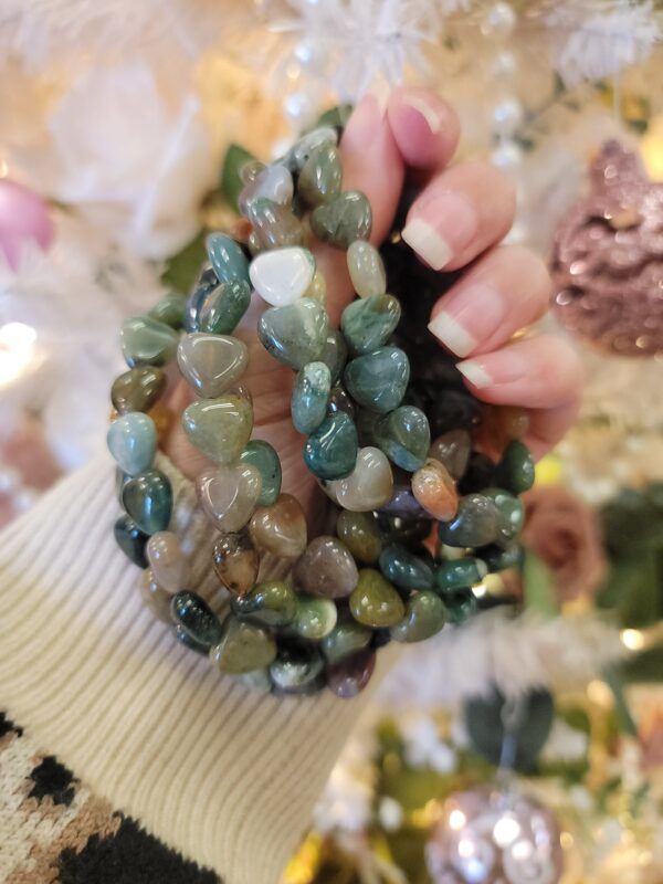 Fancy Jasper Heart Bracelet